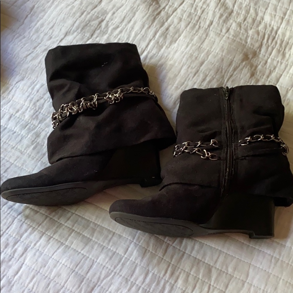 Black Suede boots